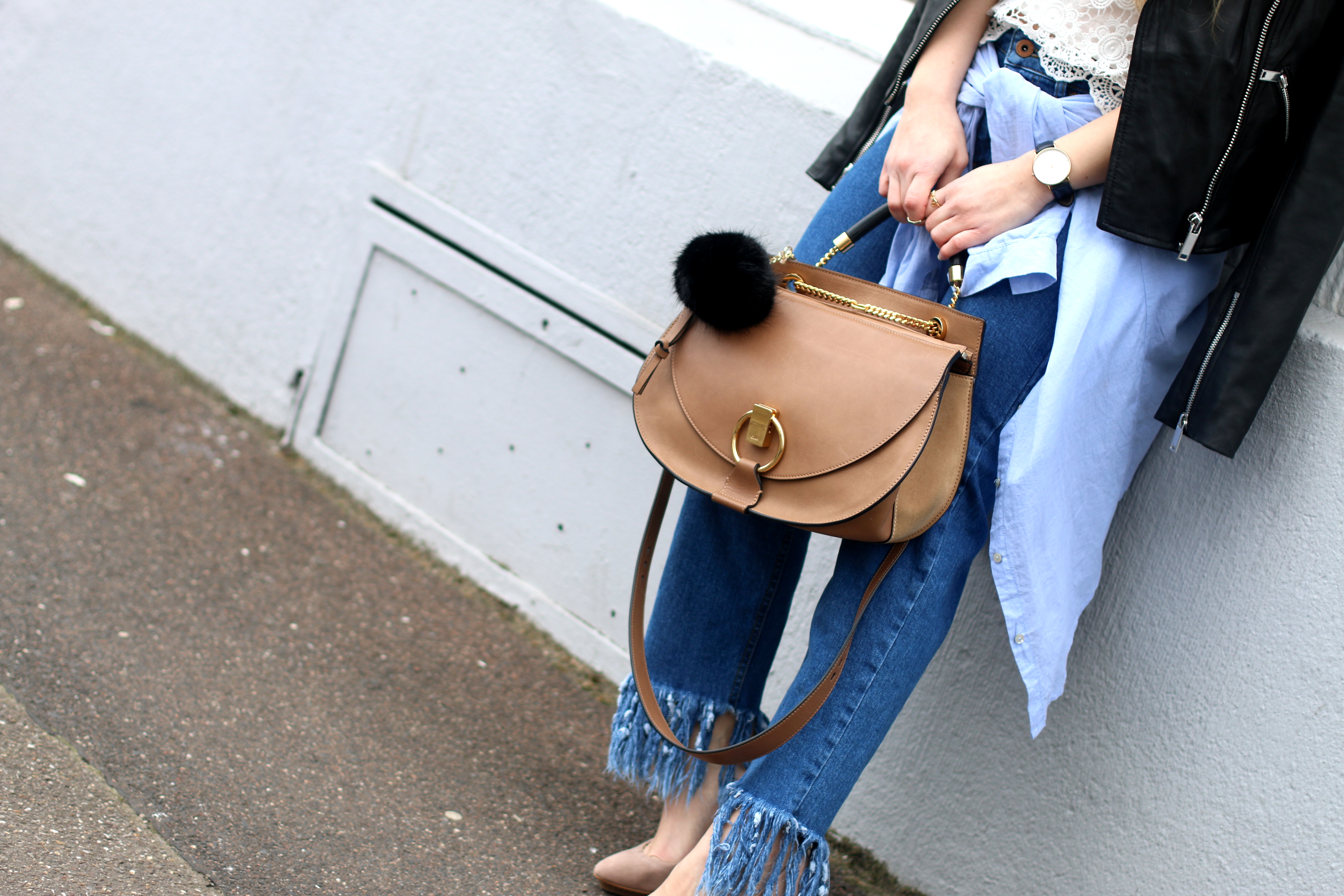 fringed jeans chloe goldie 2