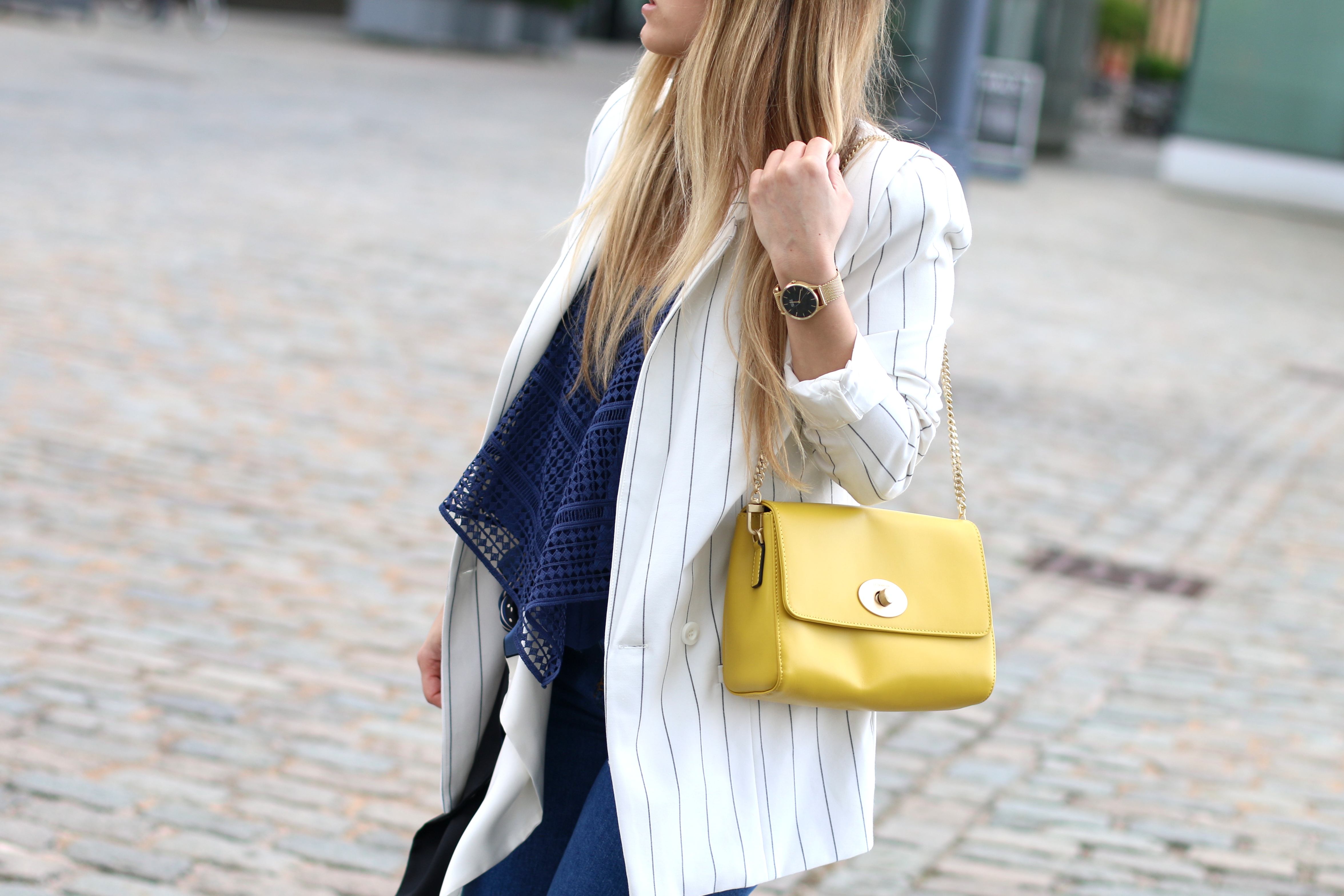 le tanneur bag gestuz blazer blogger streetstyle