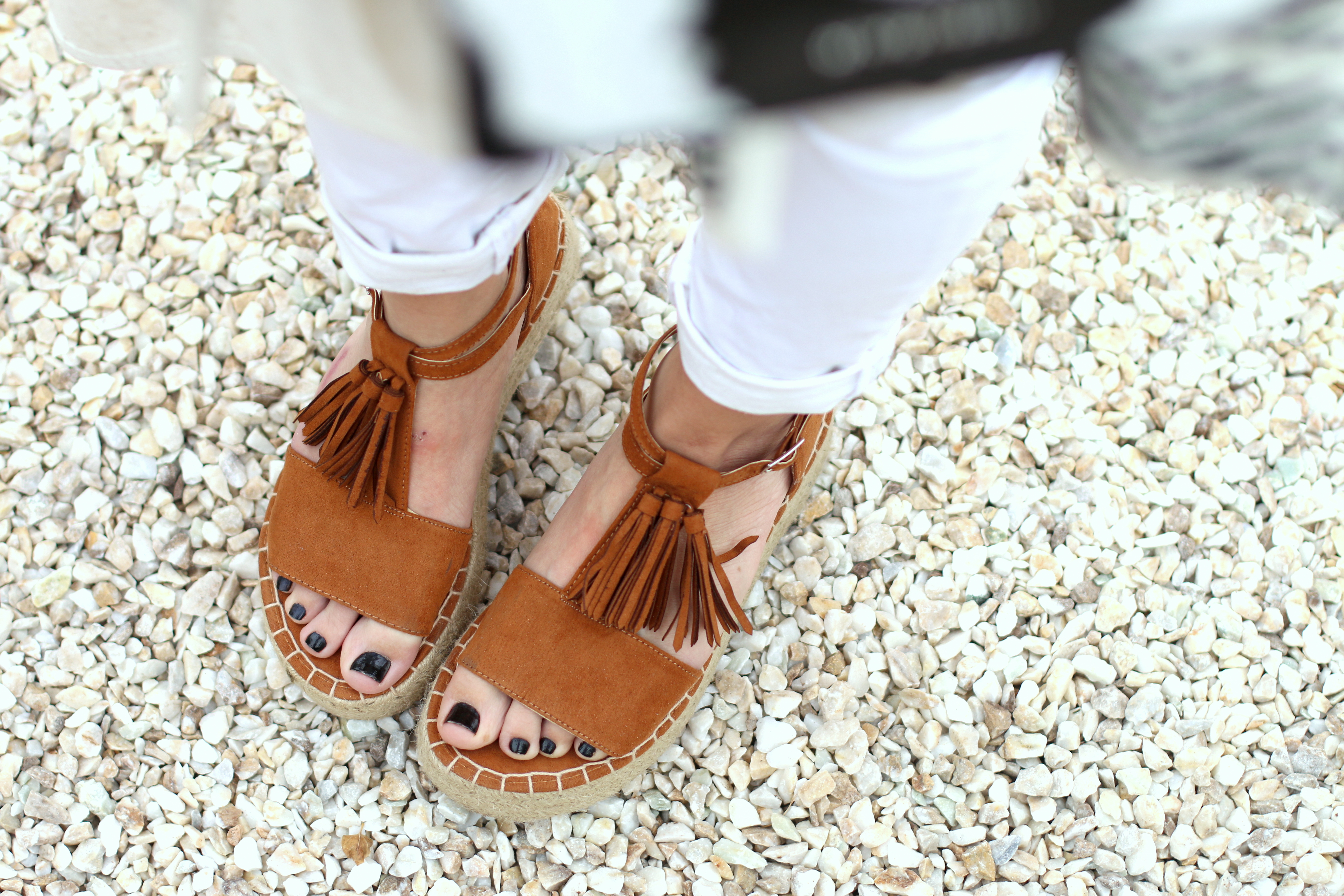 h&m espadrilles sandalen platfrom styleblogger fashionblog layering look givenchy bag
