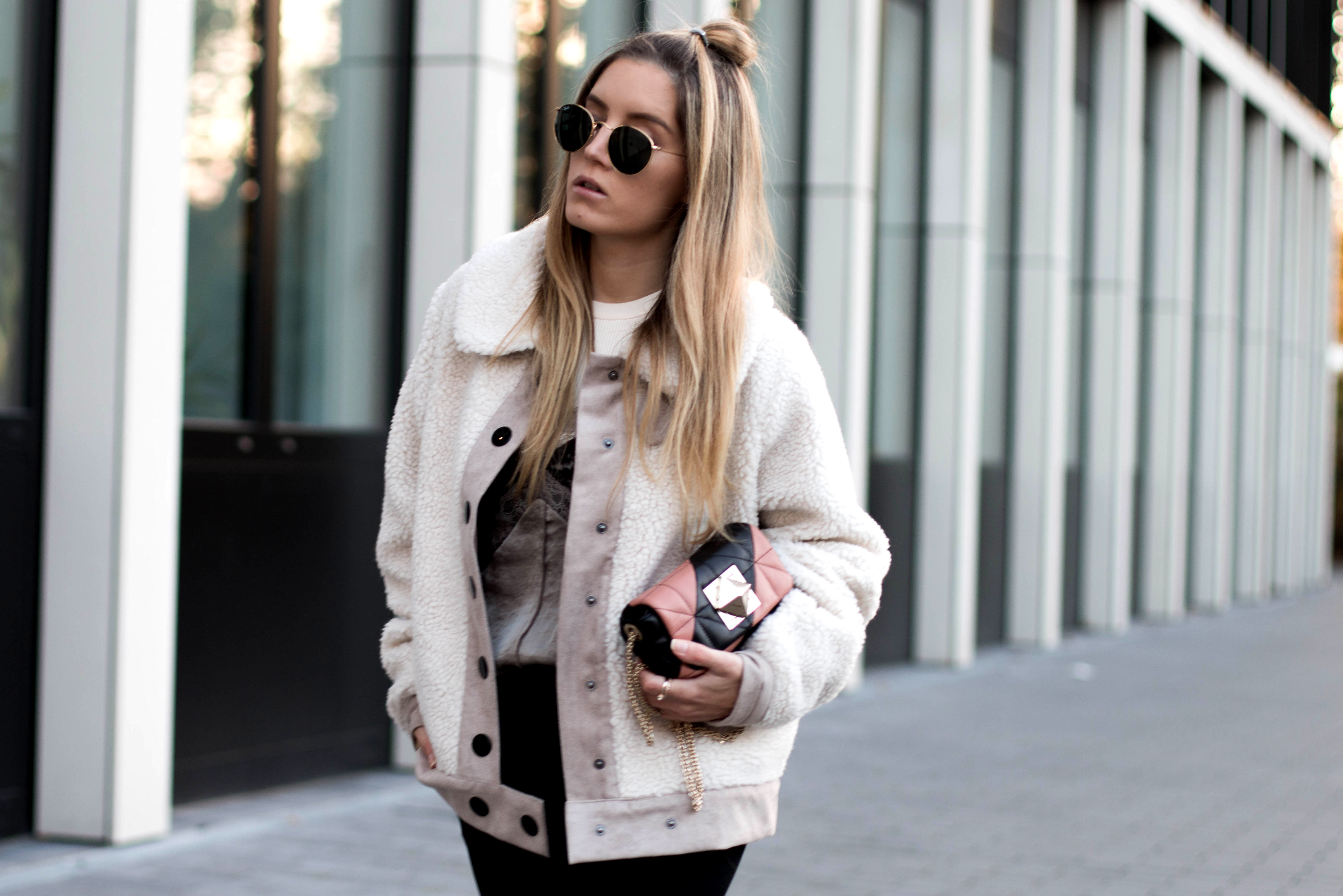 fashion blog köln streetstyle blog zara shearling teddy jacket sonia rykiel le copain