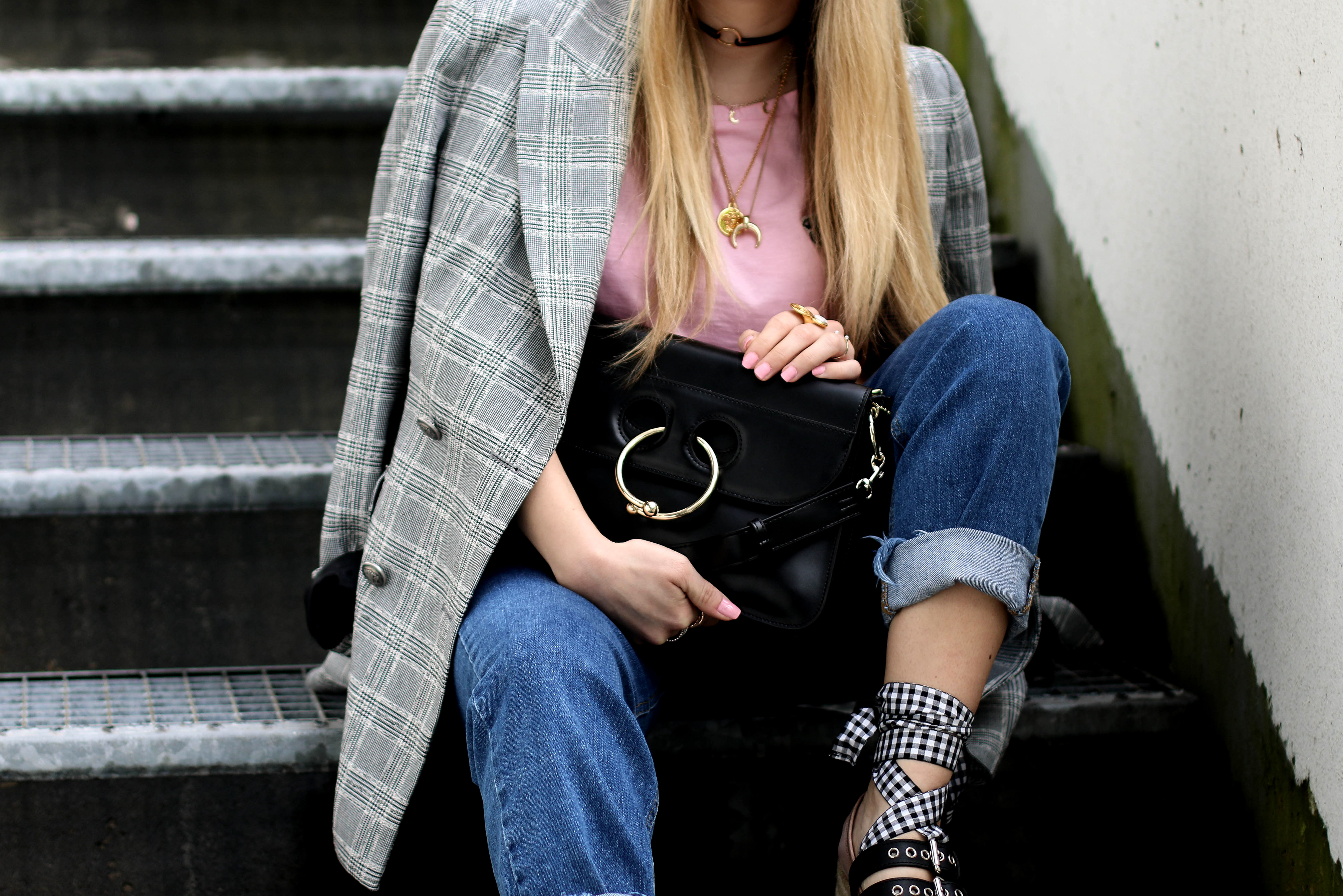 miu miu platforms miu miu shoes ftw the shop bag fashion blog zara checked blazer