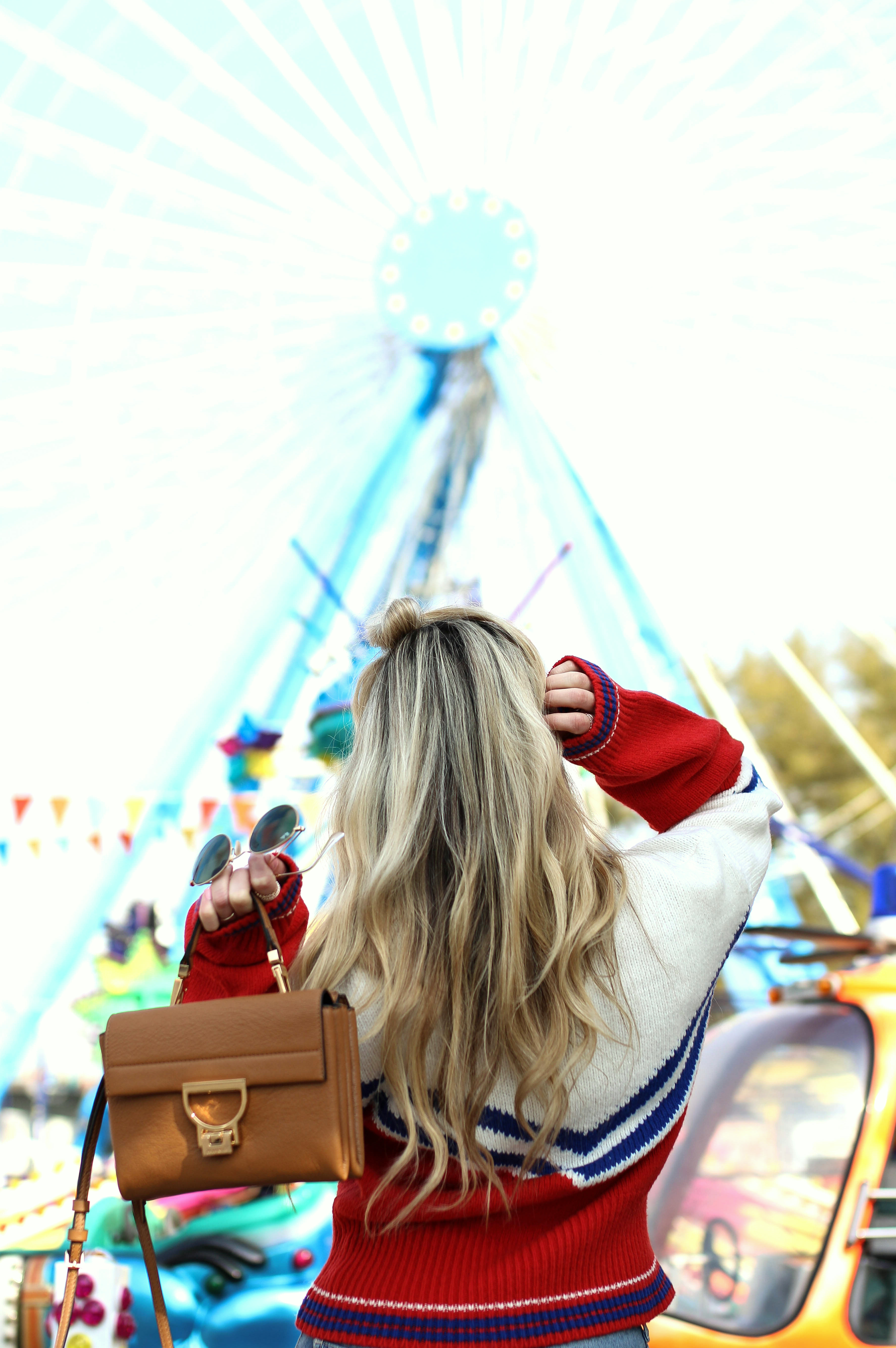 retro sweater & other stories kirmes köln funfair cologne