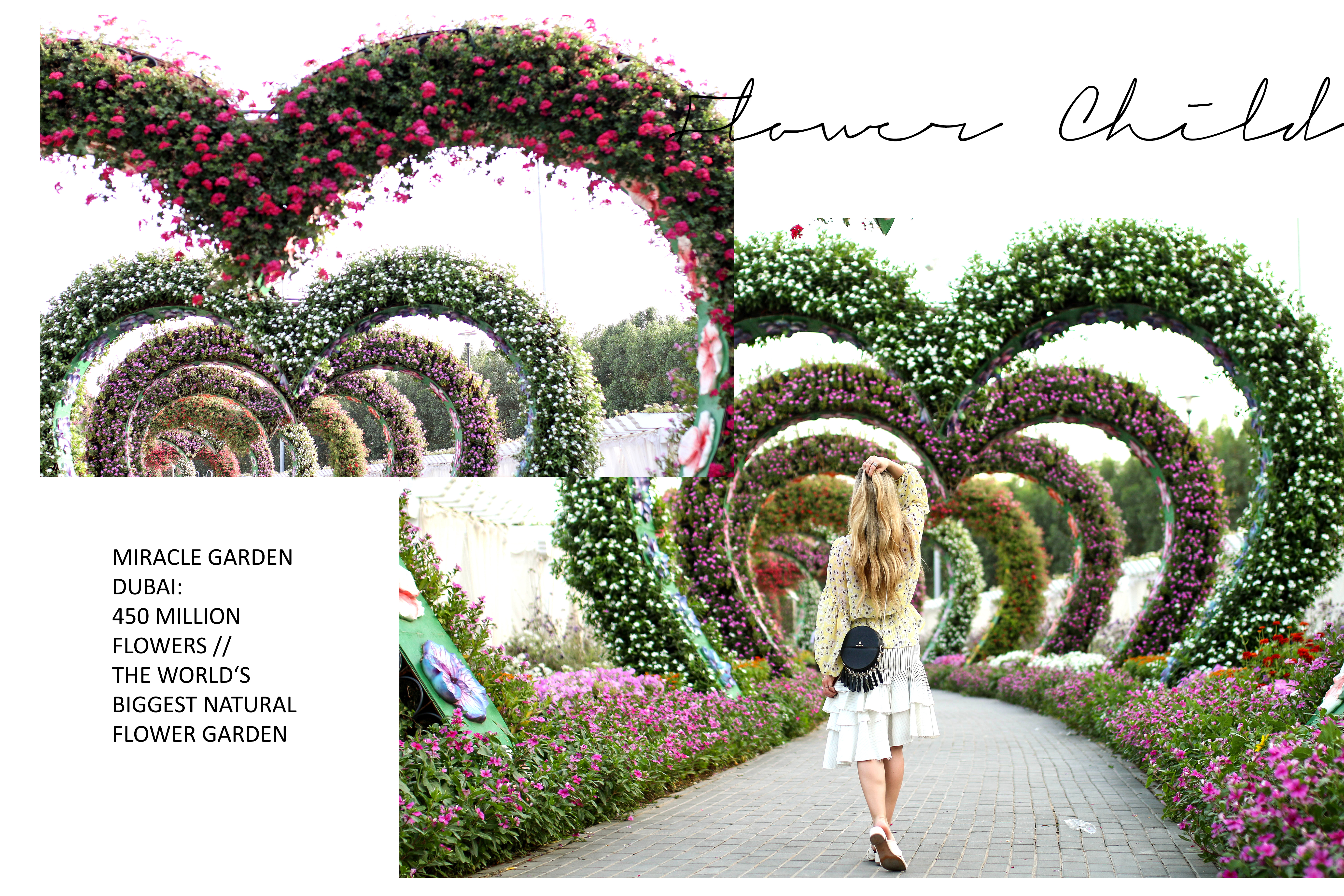 miracle garden dubai styleblog travel blog outfit inspiration