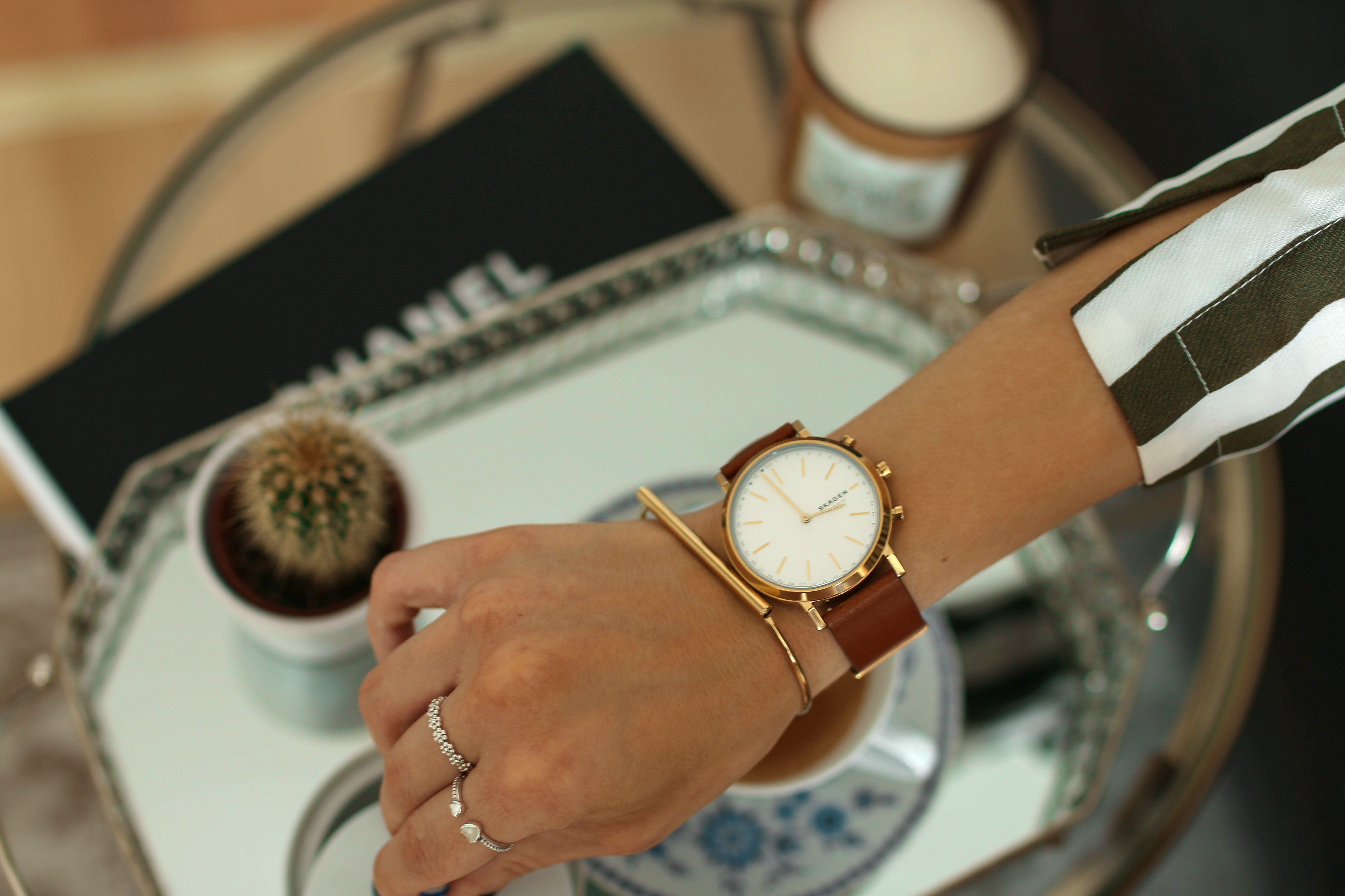 skagen hybrid smartwatch cognac styleblog fashionblog review skagen connected