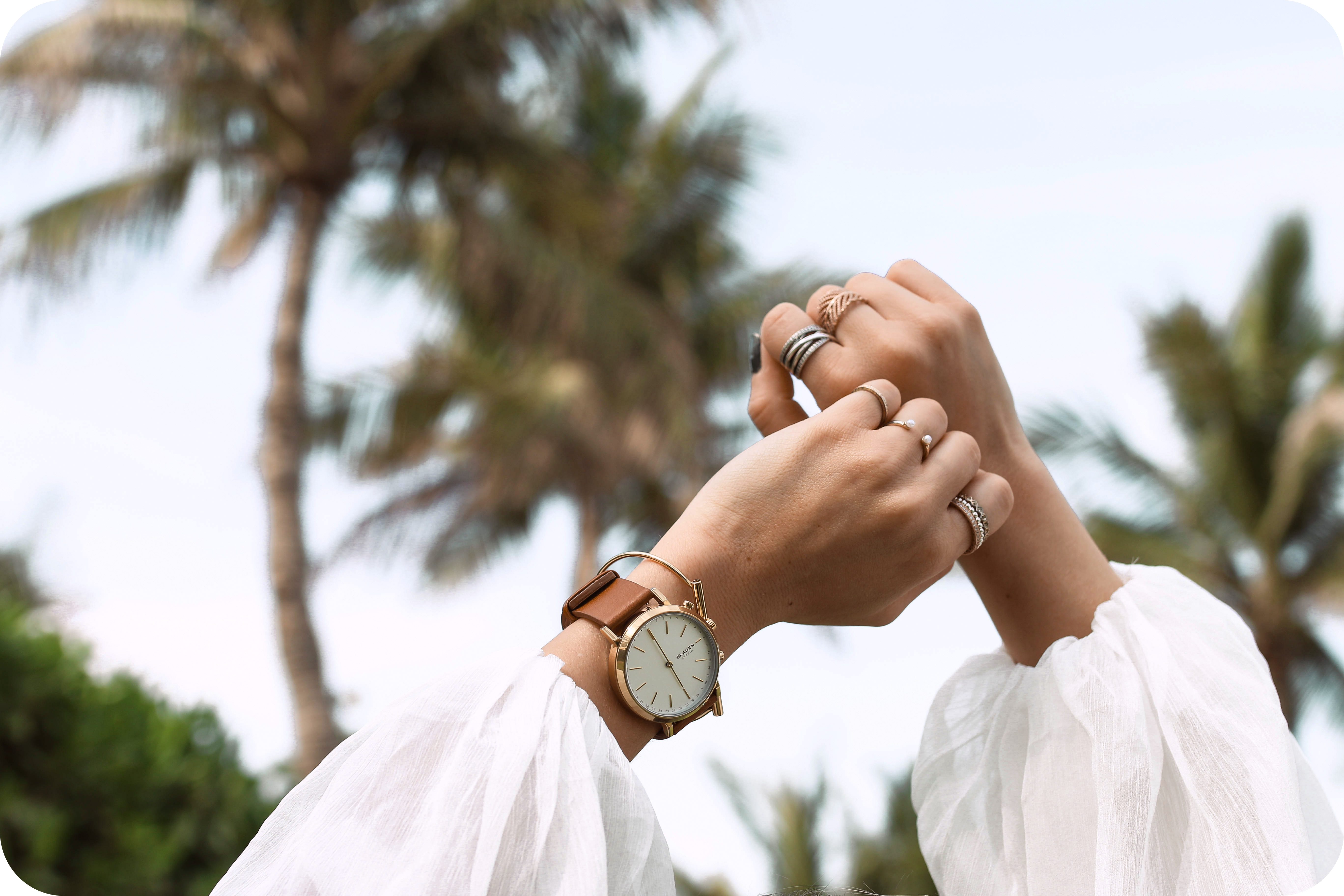 skagen hybrid smartwatch palm trees dubai skagen connected review