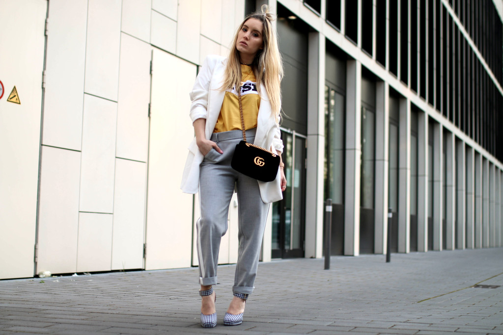 Track Pants Modeblog Koln Gucci Marmont Bag Fashiontwinstinct By Su Chris